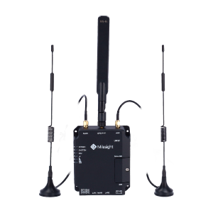    Milesight Router Industrial 4G WiFi 2 puertos Ethernet RJ45 10/100