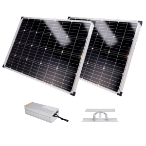     Sistema de alimentación autónoma para CCTV 2x Panel solar de 200W