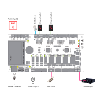 Controladora de acceso Tarjeta, QR o PIN
