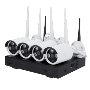 Kit CCTV WiFi Nivian NVR 8 canales 4 cámaras 3 Mpx preregistradas