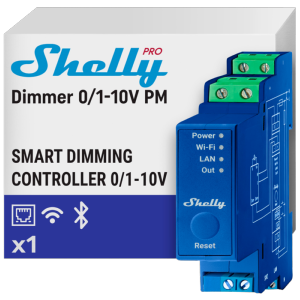     Shelly Pro Dimmer 0/1 - 10V PM WiFi 2.4 GHz IEEE802.11 b/g/n / Bluetooth