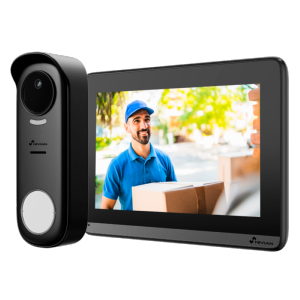     Kit de Videoportero Nivian Inalámbrico WiFiHaLow Placa de calle inalambrica + Monitor WiFi