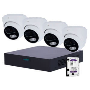  Kit de Videovigilancia Uniarch NVR 8 canales IP | 1 TB HDD