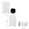   Kit 2 Cámaras + 1 HomeBase Eufy by Anker 2K / 13400 mAh / Sensor PIR + Humanos