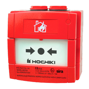 Pulsador convencional de exterior intrínsecamente seguro