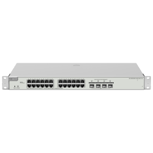       Reyee Switch PoE Cloud Capa 3 24 puertos PoE RJ45 Gigabit + 4 SFP+ 10Gb