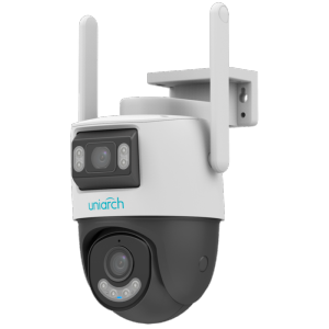   Cámara IP WiFi Uniarch | 5MP Doble lente 2.8 mm panorámica y 4 mm PTZ