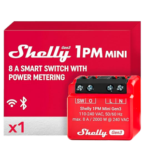     Shelly 1PM Mini Gen3 WiFi 2.4 GHz IEEE802.11 b/g/n / Bluetooth