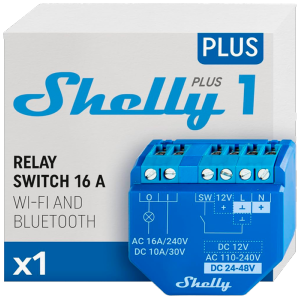     Shelly Plus 1 WiFi 2.4 GHz IEEE802.11 b/g/n / Bluetooth