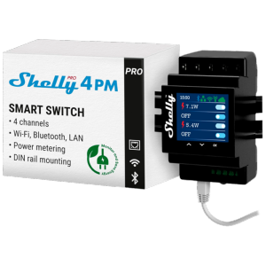     Shelly Pro 4PM WiFi 2.4 GHz IEEE802.11 b/g/n / Bluetooth