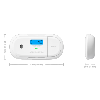 Detector de CO autónomo X-Sense Permite conectar 24 detectores por RF 868MHz