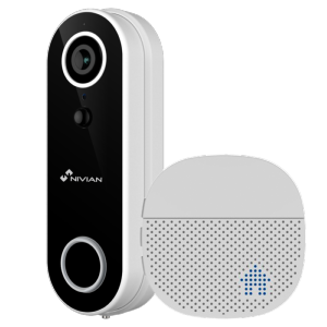  Nivian Smart Doorbell 2MP Wifi 2.4 GHz | Timbre | Exterior IP65 Amplio ángulo de visión | IR 5 m 