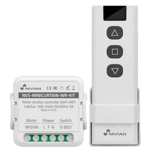    Controlador Wifi para Motor de Persianas WiFi 2.4 GHz IEEE802.11 b/g/n