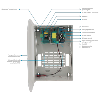    Caja de distribución de alimentación 1 entrada AC 100-240 V 50/60 Hz