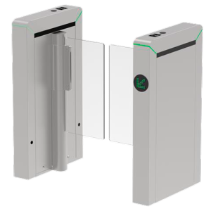 Torno de acceso bidireccional Portillo compacto con barrera acrílica plegable