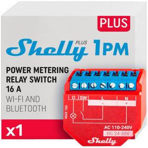     Shelly Plus 1PM WiFi 2.4 GHz IEEE802.11 b/g/n / Bluetooth