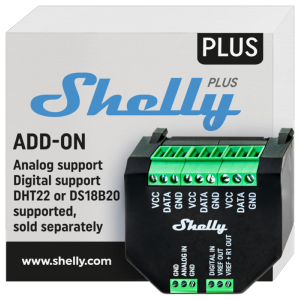     Shelly Plus AddOn WiFi 2.4 GHz IEEE802.11 b/g/n / Bluetooth